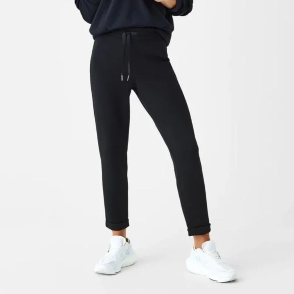 SPANX Black Track Pants